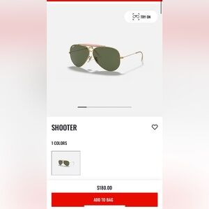 RayBan Shooter glasses! never worn